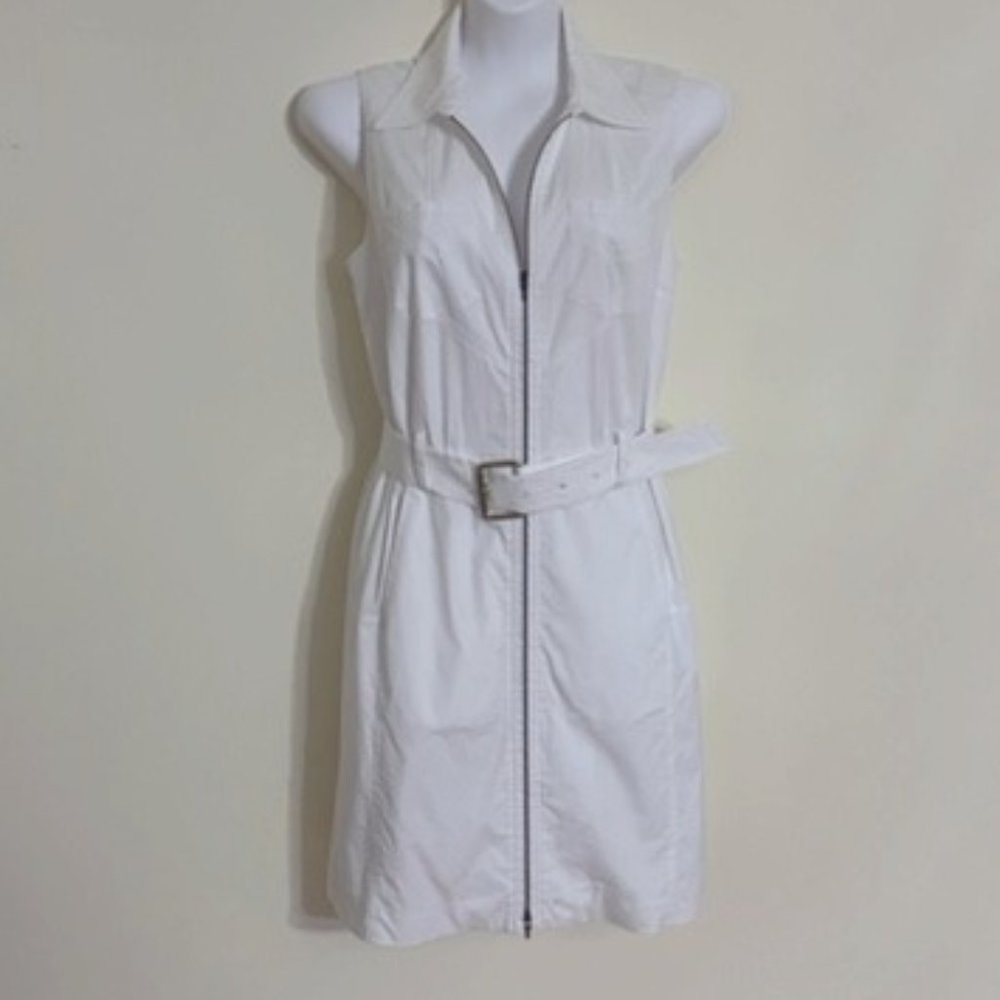 TORY BURCH Sleeveless white dress  - size 6